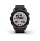 fēnix 7S Sapphire Solar - Carbon Grey DLC Titanium with Black Band - 42mm - Sapphire Solar - 010-02539-25 - Garmin